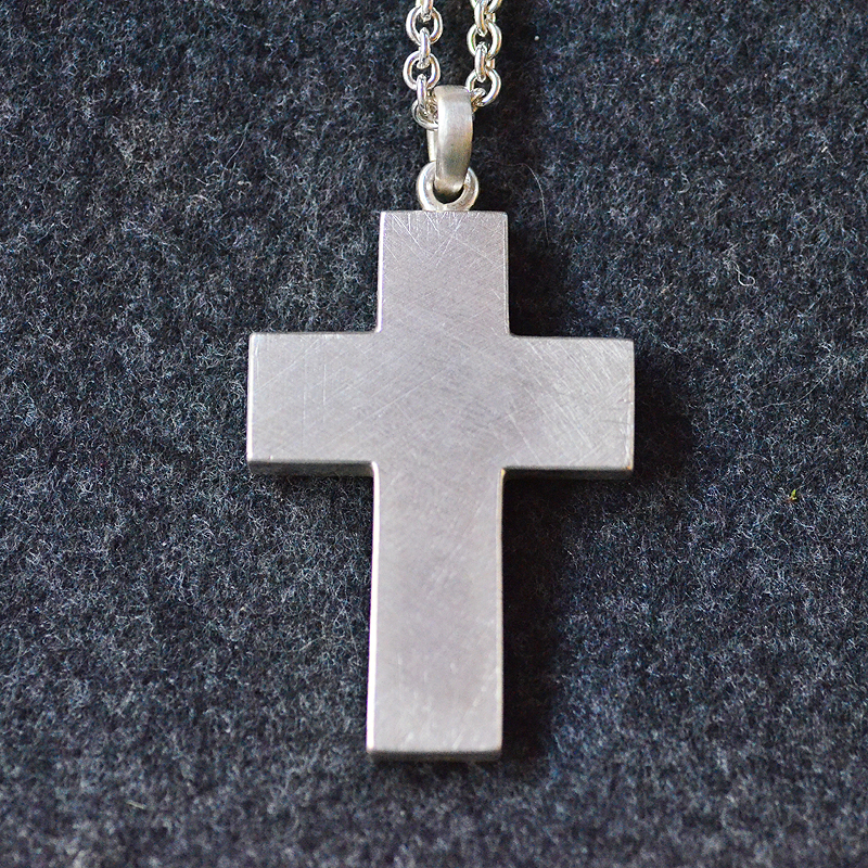 Kettenanhänger, Kreuz, Silber 925